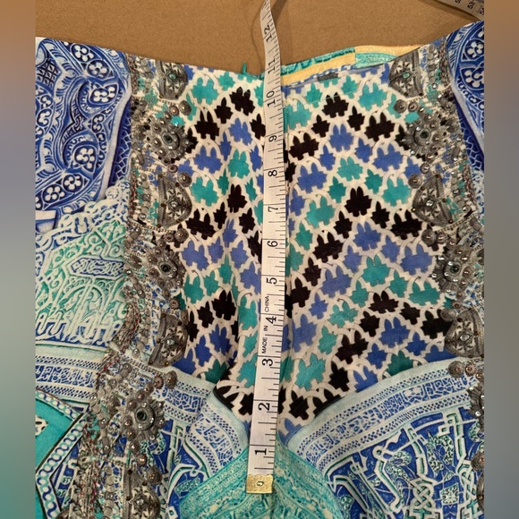 Camilla Wide Leg Sultans Gate Silk Pants - Size Small - Picture 14 of 14